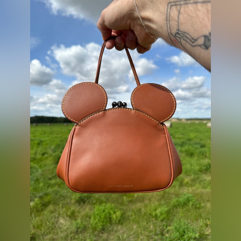 Coach X Disney Mickey Mouse Kisslock Bag